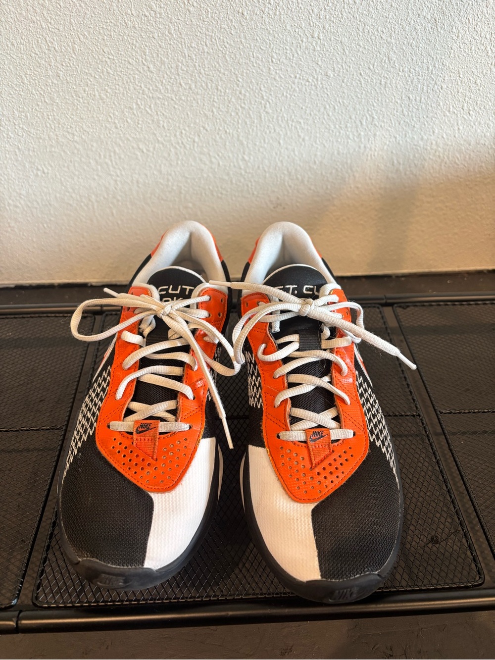 Nike Women’s Orange Black White Athletic Sneakers
